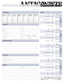 Character Sheet